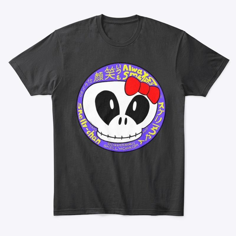 Skelly-chan Always Smiling (purple)