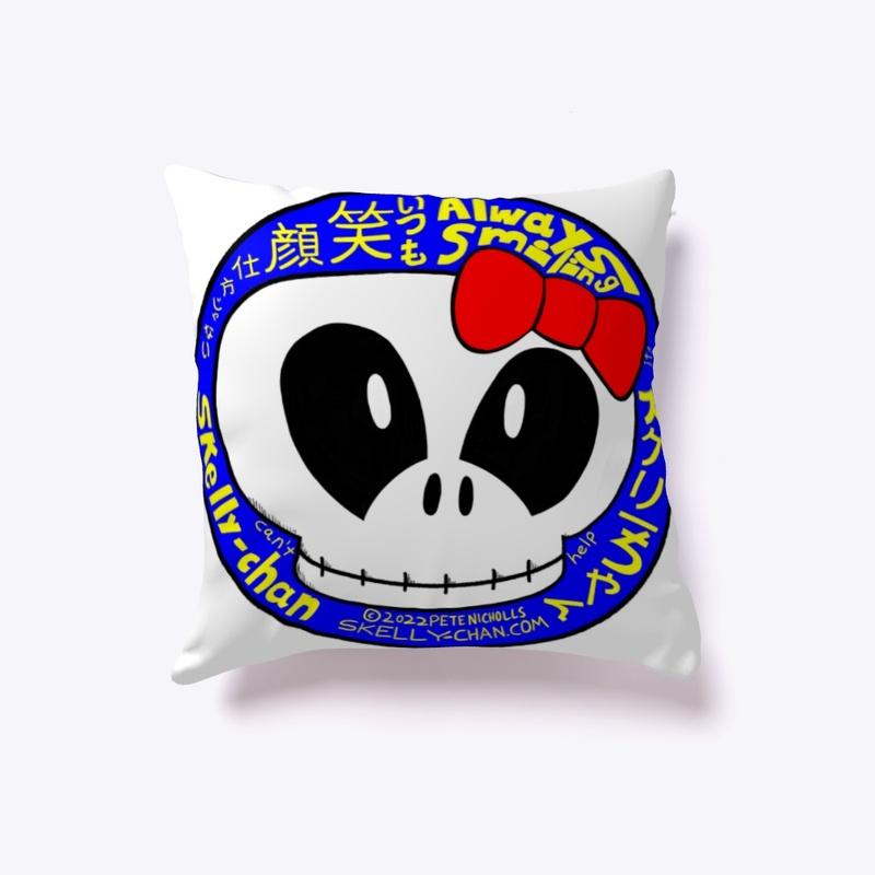 Skelly-chan Always Smiling (blue)